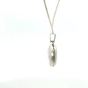 Sterling silver engraved locket