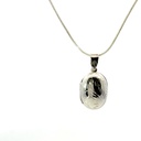 Sterling silver engraved locket