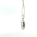 Sterling silver engraved locket