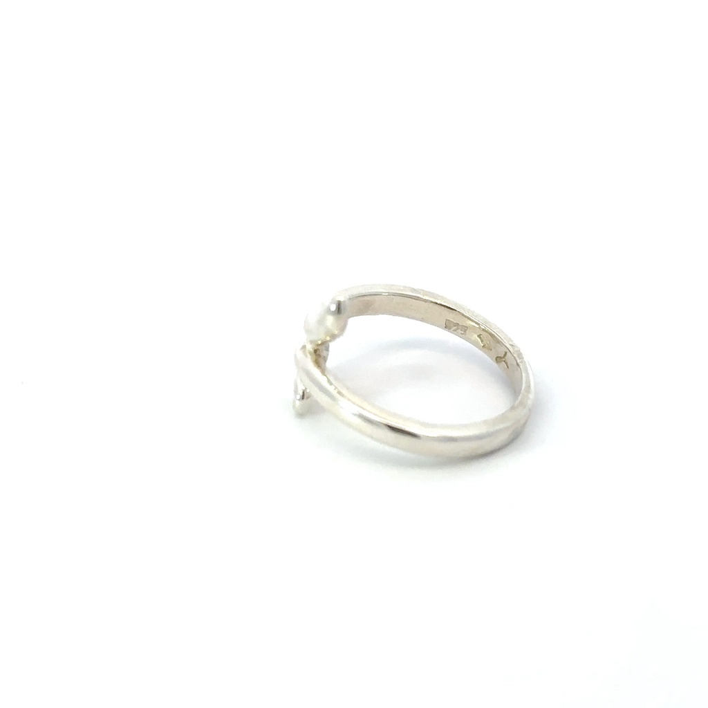 Sterling silver snake ring