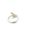 Sterling silver snake ring