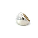 Sterling silver bold domes ring - 2cm wide