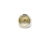 Sterling silver bold domes ring - 2cm wide