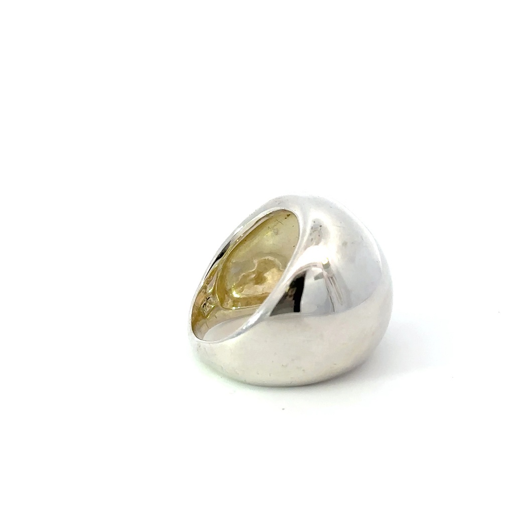Sterling silver bold domes ring - 2cm wide