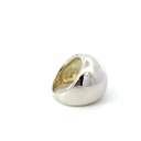 Sterling silver bold domes ring - 2cm wide