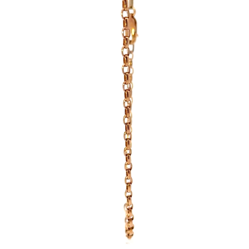 9ct Rose Gold 50cm Belcher Chain