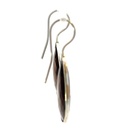 Sterling silver smoky quartz drop earrings