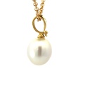 18ct Yellow Gold Pearl Enhancer Pendant