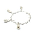 Sterling silver pineapple bracelet