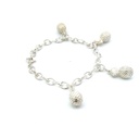 Sterling silver pineapple bracelet
