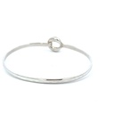 Sterling silver tadpole bangle