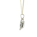 Triplet opal pendant set in sterling silver