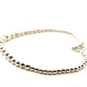 Graduating ball necklace in sterling silver