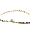Graduating ball necklace in sterling silver