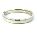 Solid silver bangle