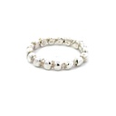 Sterling silver ring made with balls