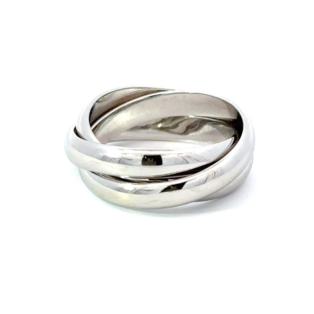 Sterling silver Russian wedding ring