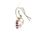 Sterling Silver Shepherd Hook Amethyst Earrings