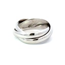 Sterling silver Russian wedding ring
