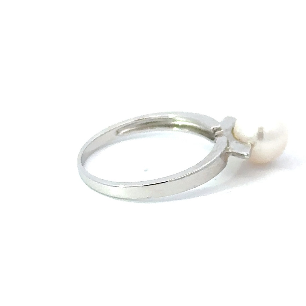 Boat set freshwater pearl ring