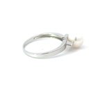 Boat set freshwater pearl ring