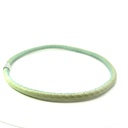 Snake skin choker with stainless steel clasp