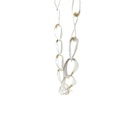Sterling silver large linked necklace
