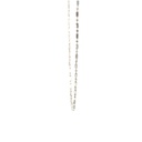 Sterling silver delicate bead and bar necklace