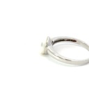 Freshwater pearl ring on a silver band