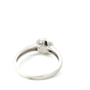 Freshwater pearl ring on a silver band