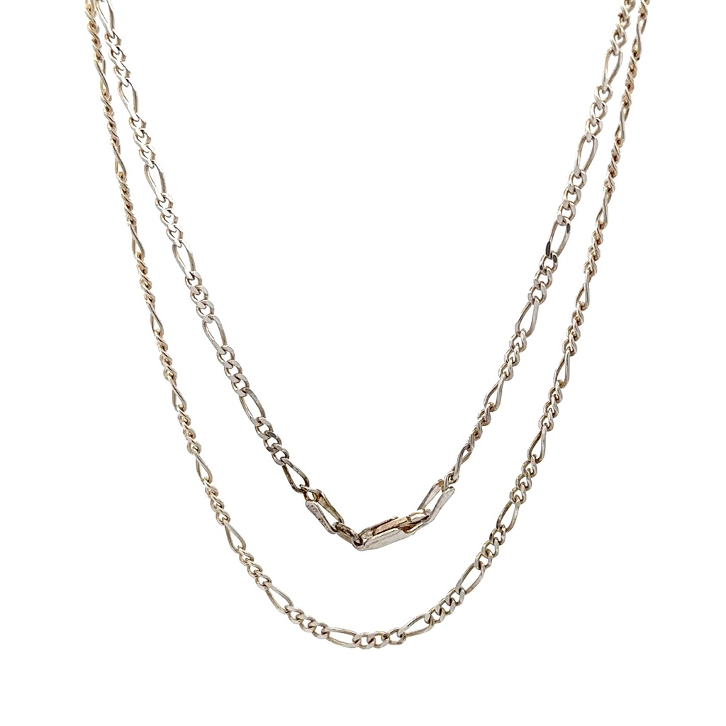 Sterling Silver 2mm Figaro Chain