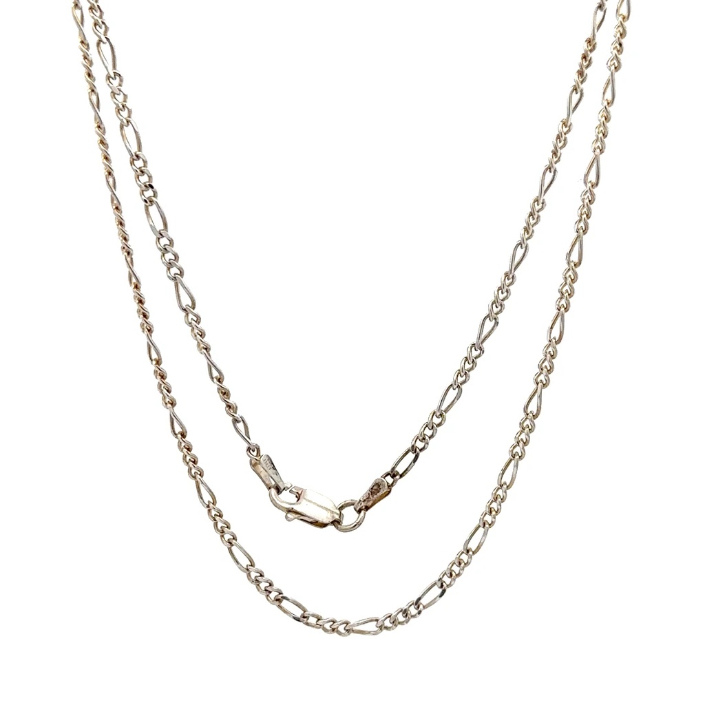 Sterling Silver 2mm Figaro Chain