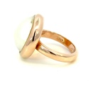 Mabe pearl ring in 9K rose gold