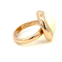 Mabe pearl ring in 9K rose gold