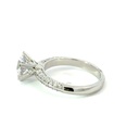 Sterling silver cubic zirconia ring