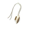 Sterling silver cubic zirconia earrings on hooks