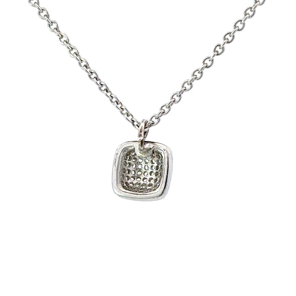 Pave cubic zirconia pendant