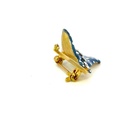 Speckled blue eagle ray brooch