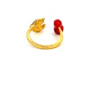 Cherries and leaves ring