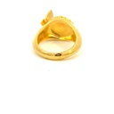 Cocktail butterfly and fantasy bead cocktail ring