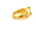 Cocktail butterfly and fantasy bead cocktail ring