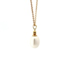 18ct Yellow Gold South Sea Pearl & Diamond Pendant