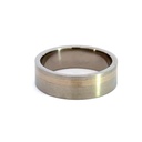 Titanium ring with a 9K gold strip
