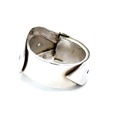 Buckle ring in sterling silver