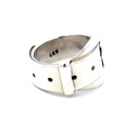 Buckle ring in sterling silver