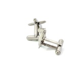 Stainless steel aeroplane cufflinks