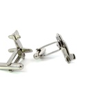 Stainless steel aeroplane cufflinks