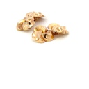 18K rose gold knot antique cufflinks
