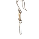 Sterling Silver & Copper Tear Drop Earrings