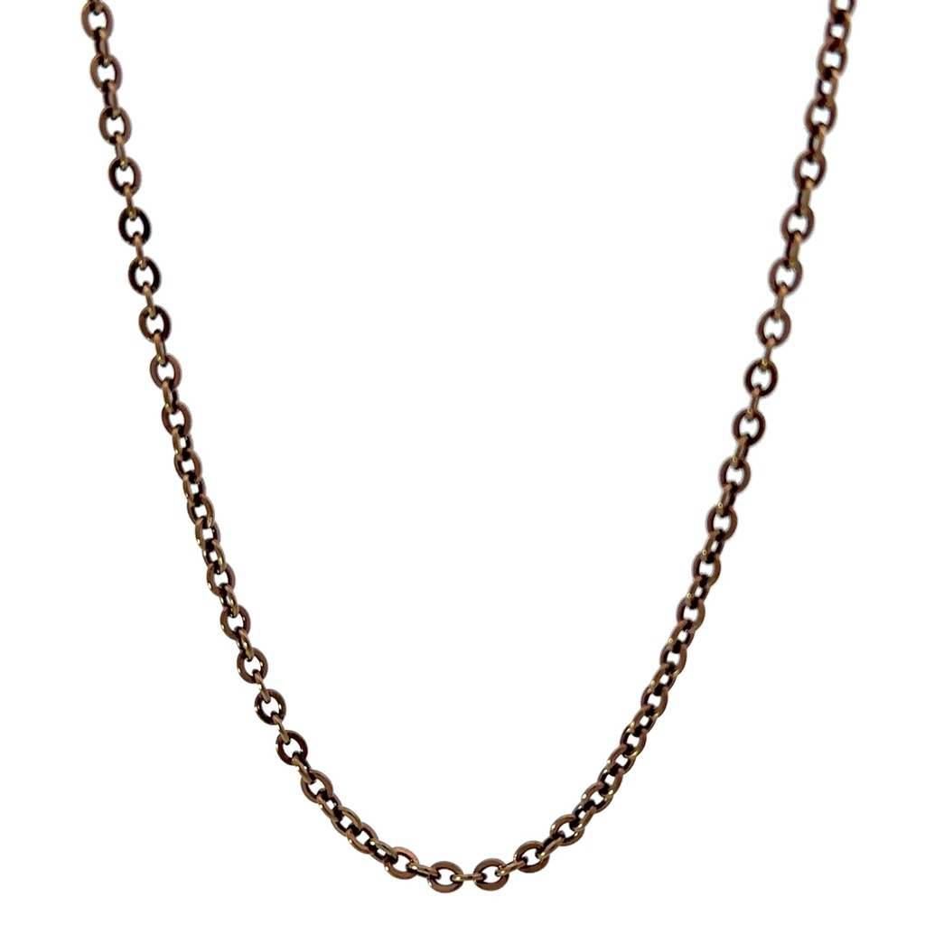 Electro plated stainless steel necklace